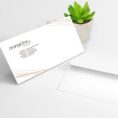 Office Envelope Mockup Design Template