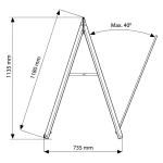 A-BOARD pvc με Κορνίζα - Image 13