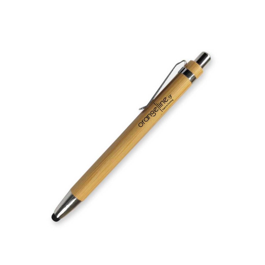 Στυλό Bamboo Touch - Επαγγελματικά Δώρα - Orange Line