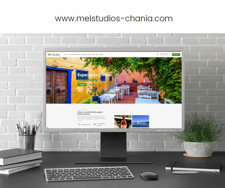 Mel Studios Chania Website Design