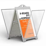 A-BOARD pvc με Κορνίζα