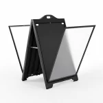 A-BOARD pvc με Κορνίζα Μαύρο - Image 2