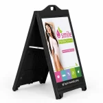 A-BOARD pvc με Κορνίζα Μαύρο - Image 3