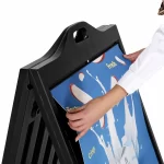 A-BOARD pvc με Κορνίζα Μαύρο - Image 5